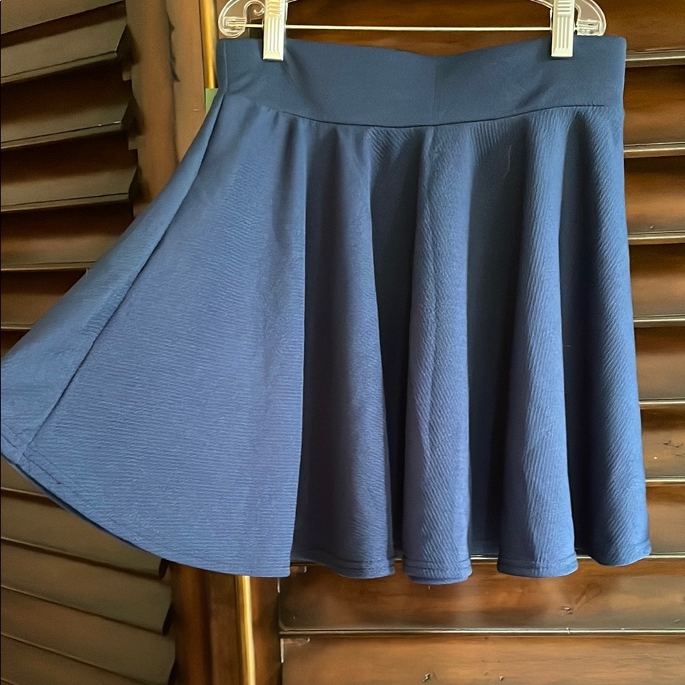 Urban Coco NWT Skater Skirt Navy Small swing - Picture 3 of 5